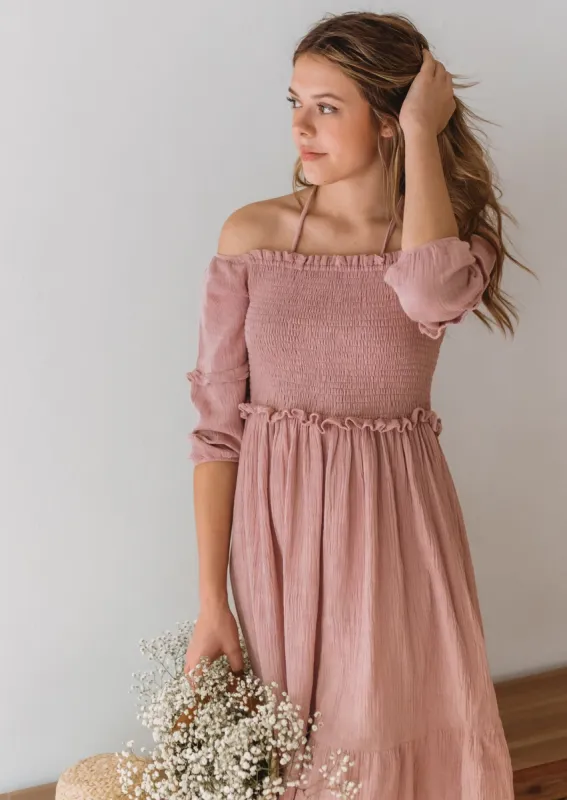 Women's Pippa Dress (peony muslin) sold by Indie Blue