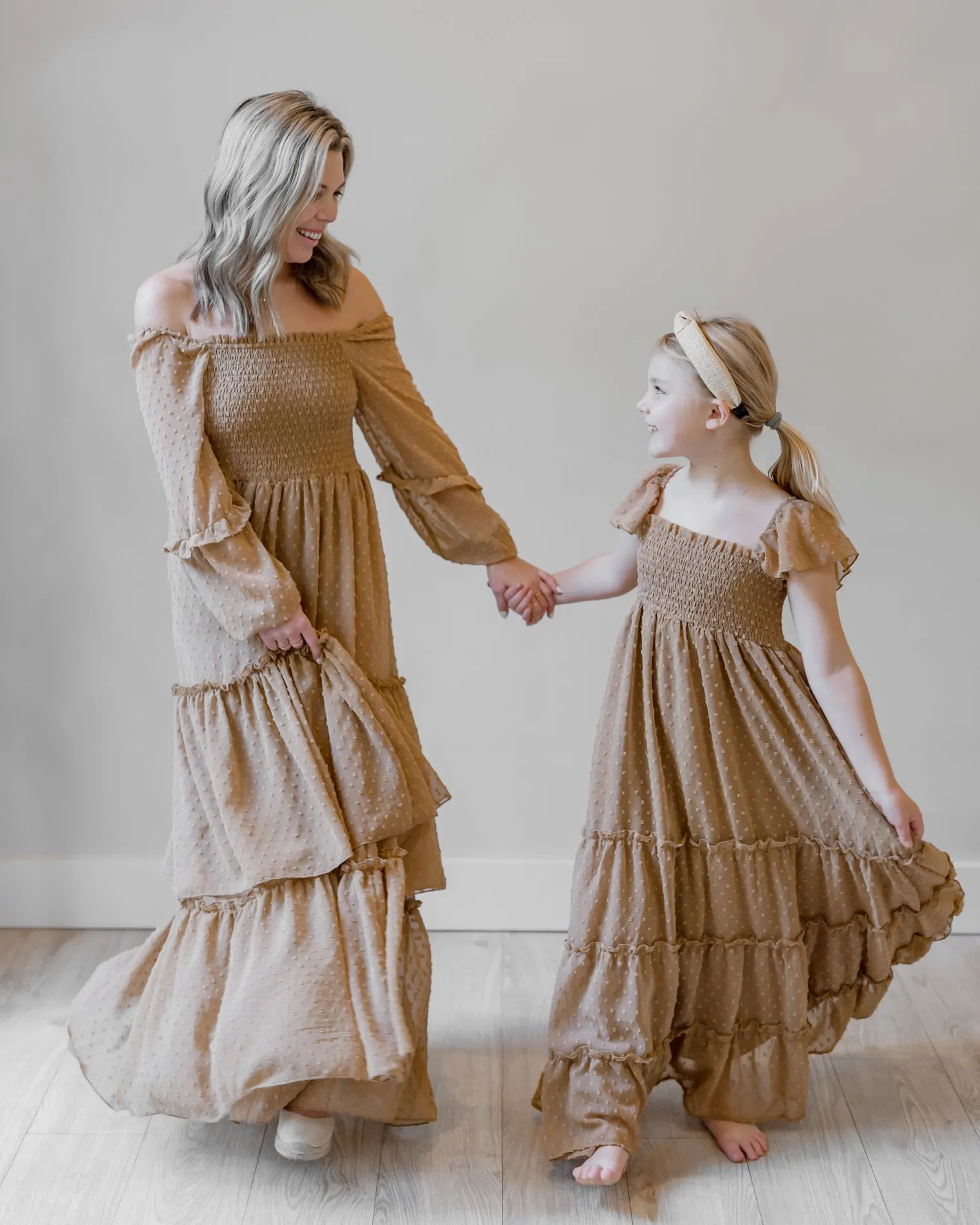 Women's Jolene (mocha swiss dot) sold by Indie Blue product image thumbnail 4