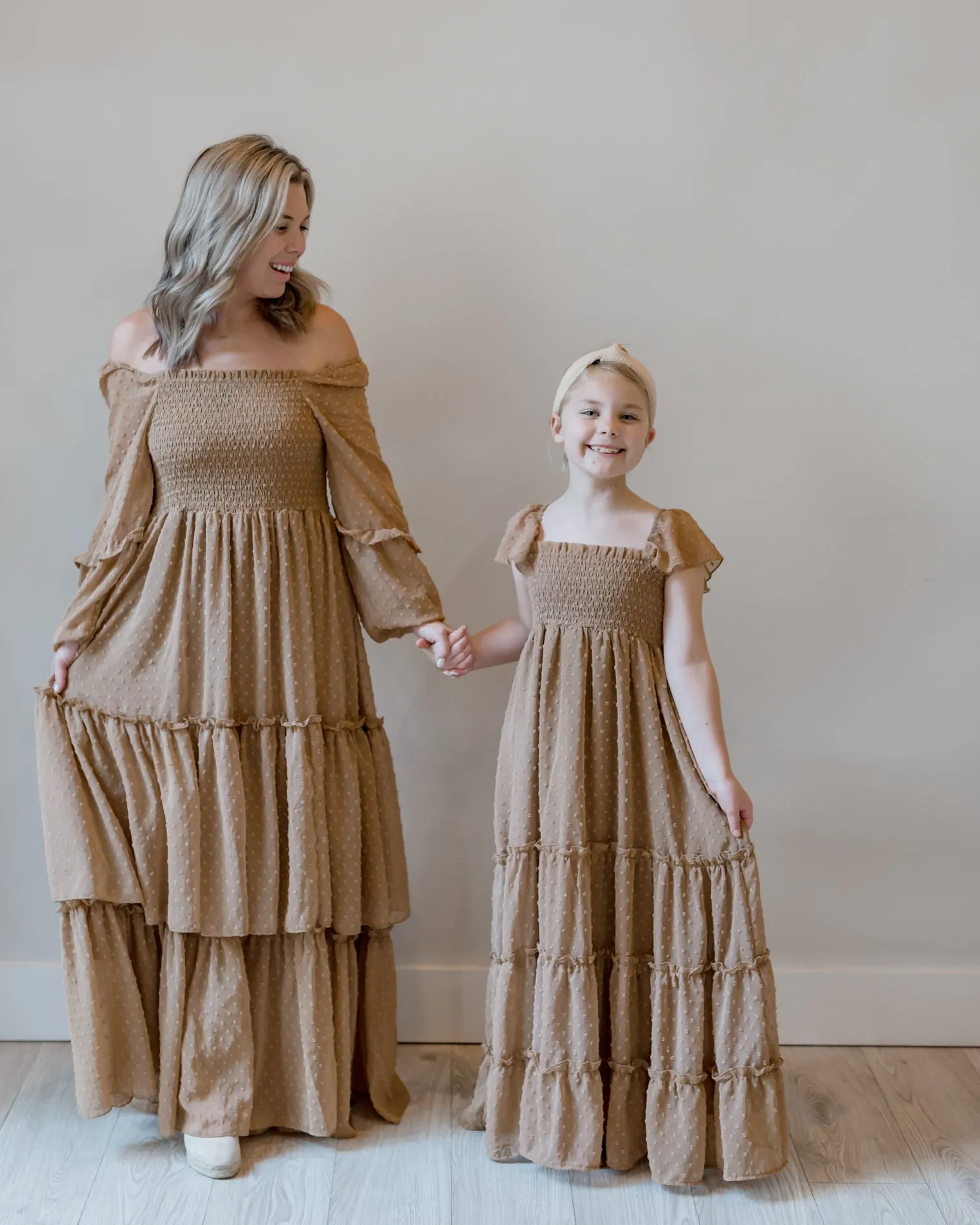 Women's Jolene (mocha swiss dot) sold by Indie Blue product image thumbnail 5