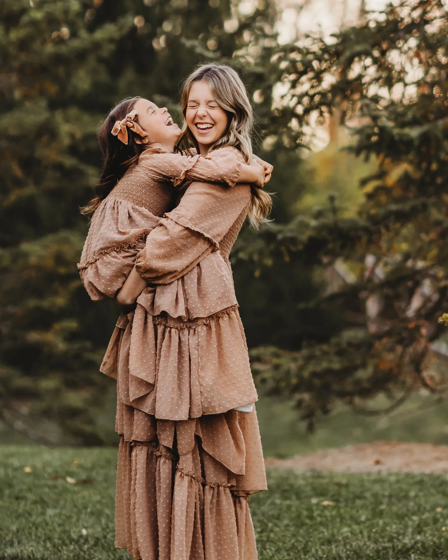 Women's Jolene (mocha swiss dot) sold by Indie Blue product image thumbnail 2