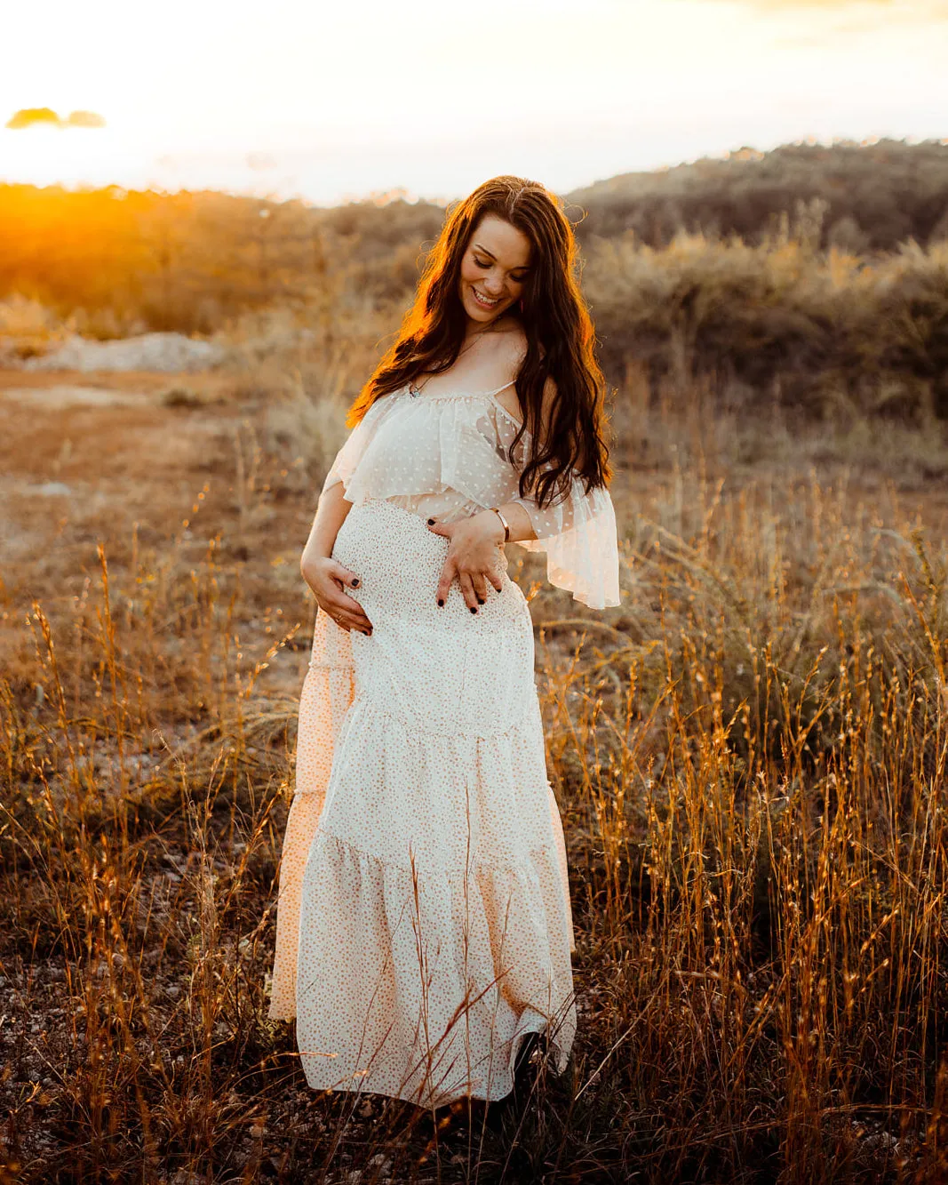 Women's Bella Dress-Skirt (ivory print) sold by Indie Blue product image thumbnail 4