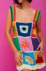 Crochet Patchwork Mini Dress sold by Pitusa