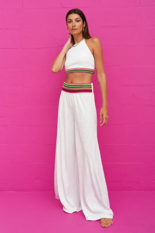 Pima Halter Top and Pant Set sold by Pitusa