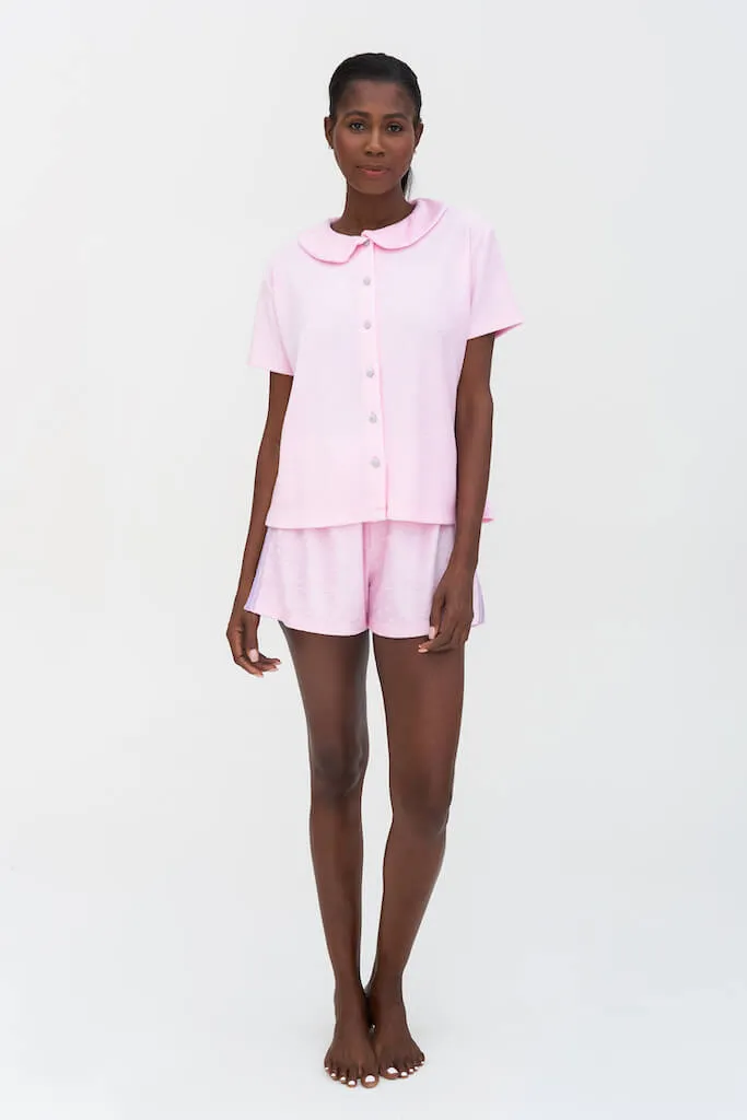 Terry Cloth Peter-Pan Collar Top sold by Pitusa product image thumbnail 3