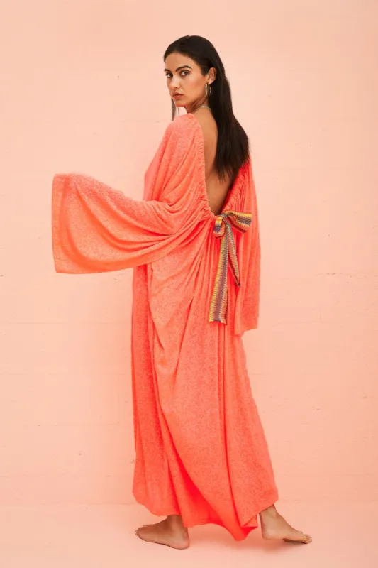 Mesh Bow Back Dress sold by Pitusa