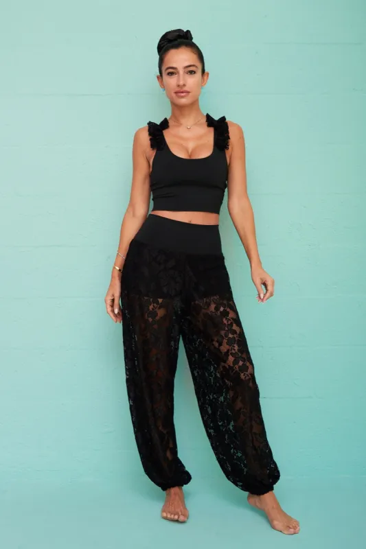 Lace Yoga Pants sold by Pitusa