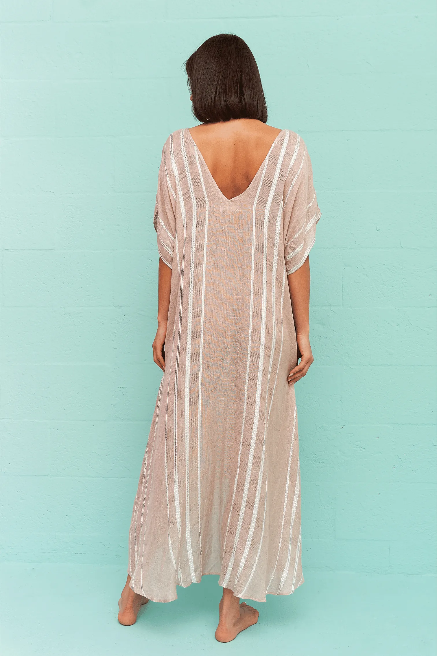 Metallic Striped Kaftan sold by Pitusa product image thumbnail 5