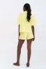 Terry Cloth Button-Down Top sold by Pitusa