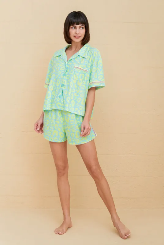 Terry Cloth Button-Down Top sold by Pitusa