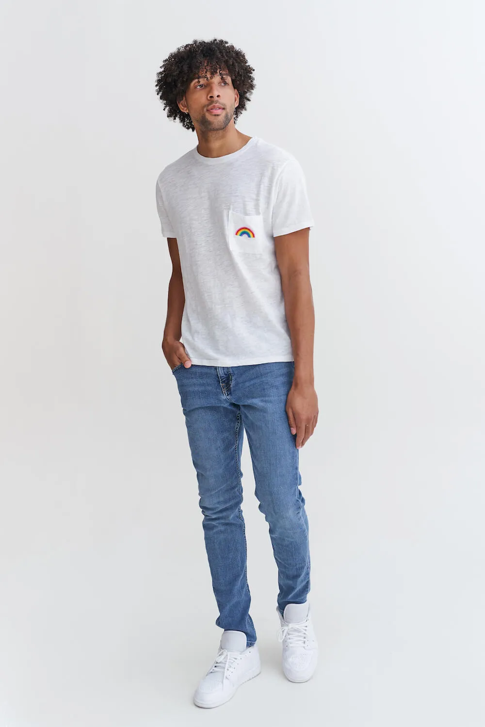 Embroidered Rainbow T-Shirt sold by Pitusa product image thumbnail 5
