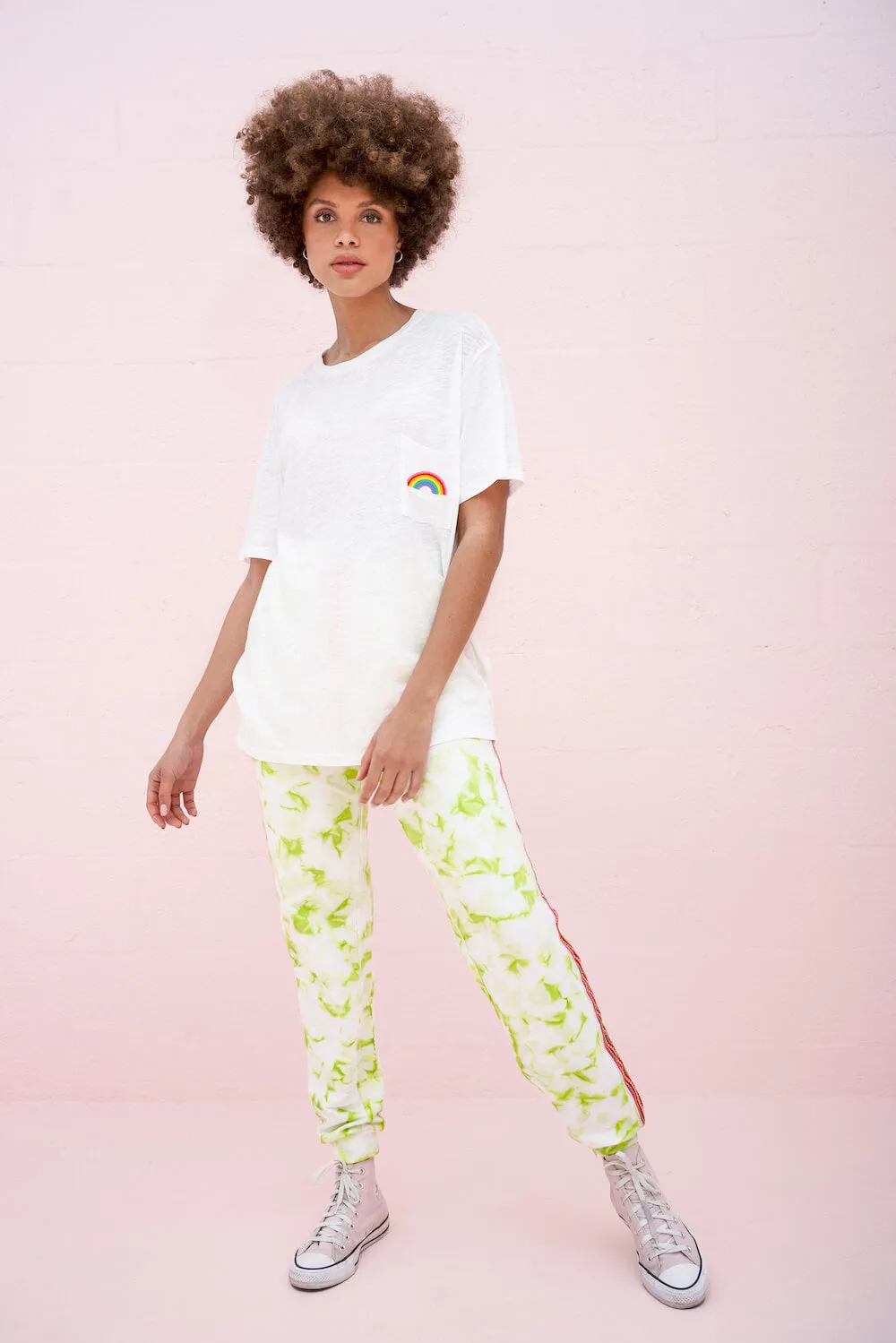 Embroidered Rainbow T-Shirt sold by Pitusa product image thumbnail 2