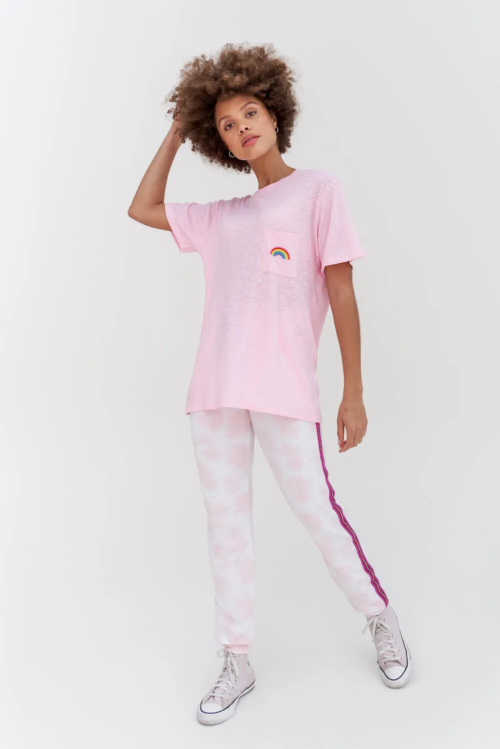 Embroidered Rainbow T-Shirt sold by Pitusa product image thumbnail 3