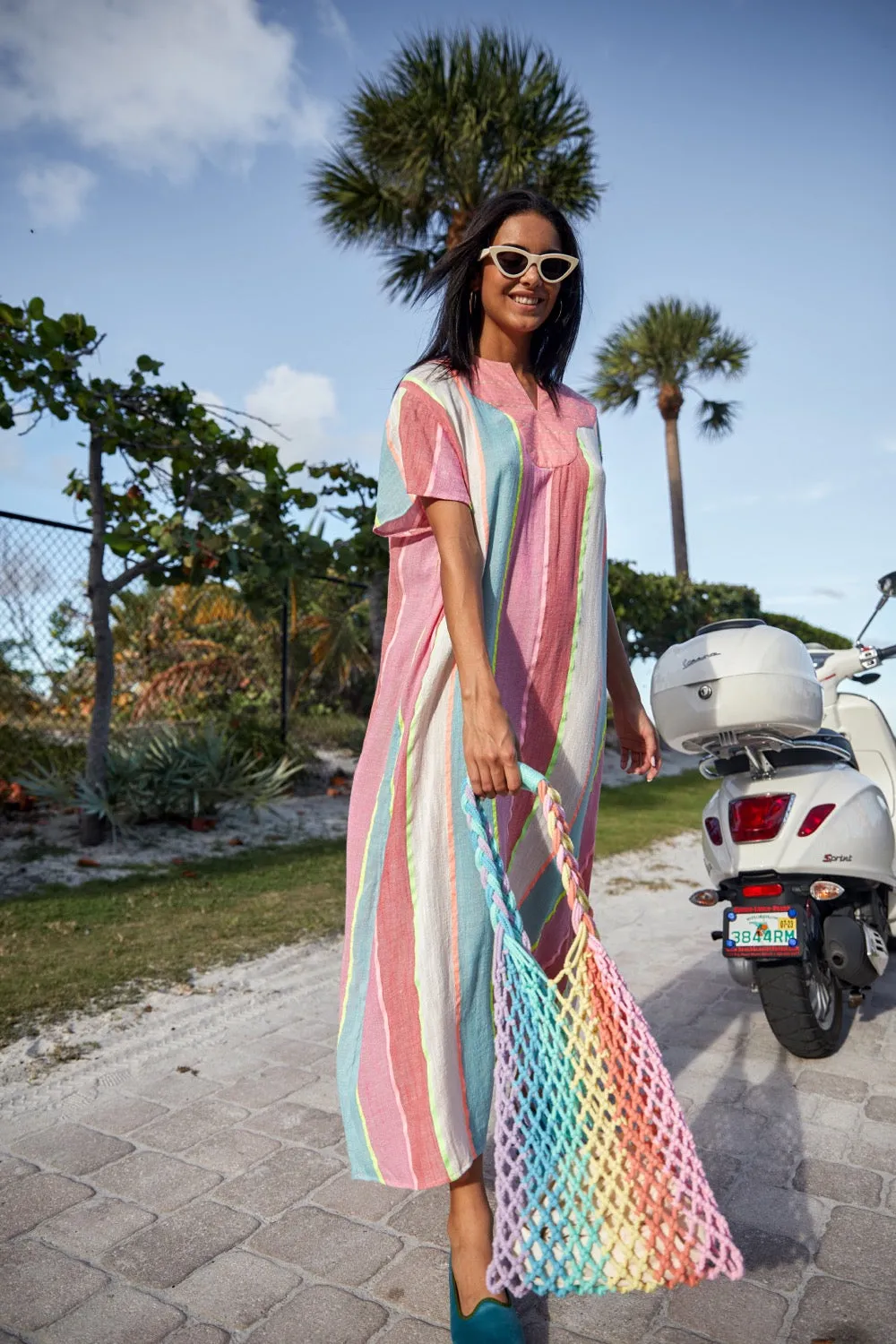 Macrame Knitted Tote Bag sold by Pitusa