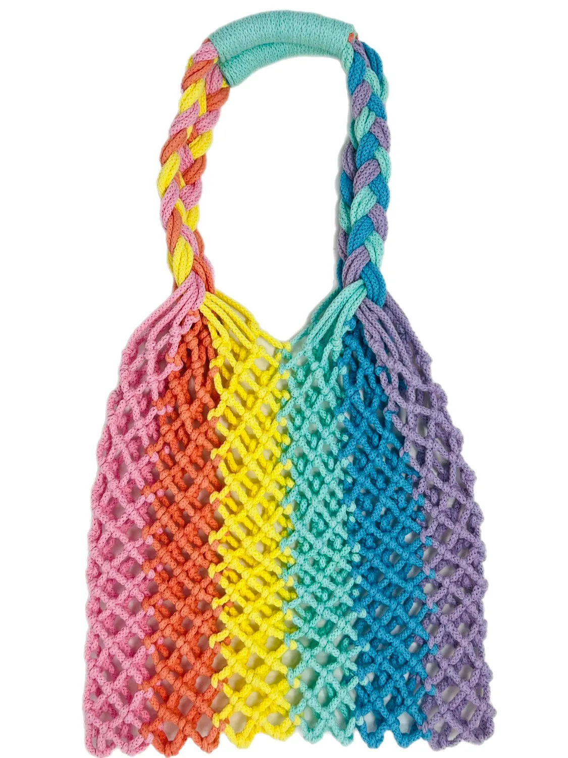 Macrame Knitted Tote Bag sold by Pitusa product image thumbnail 3