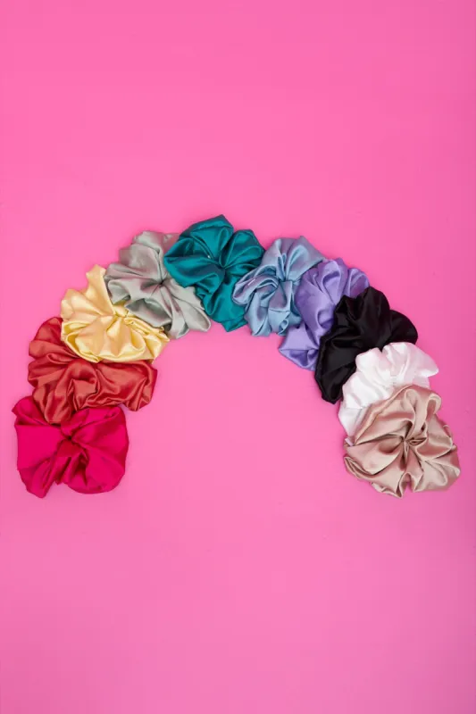 Oversized Satin Scrunchies sold by Pitusa