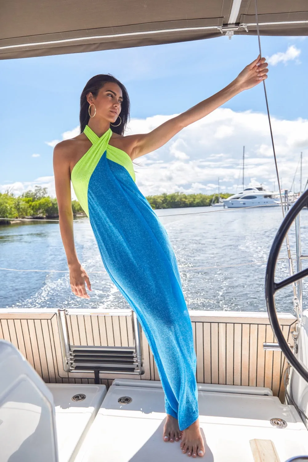 Crossover Halter Dress sold by Pitusa product image thumbnail 2