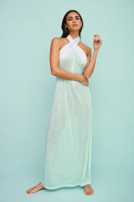 Crossover Halter Dress sold by Pitusa