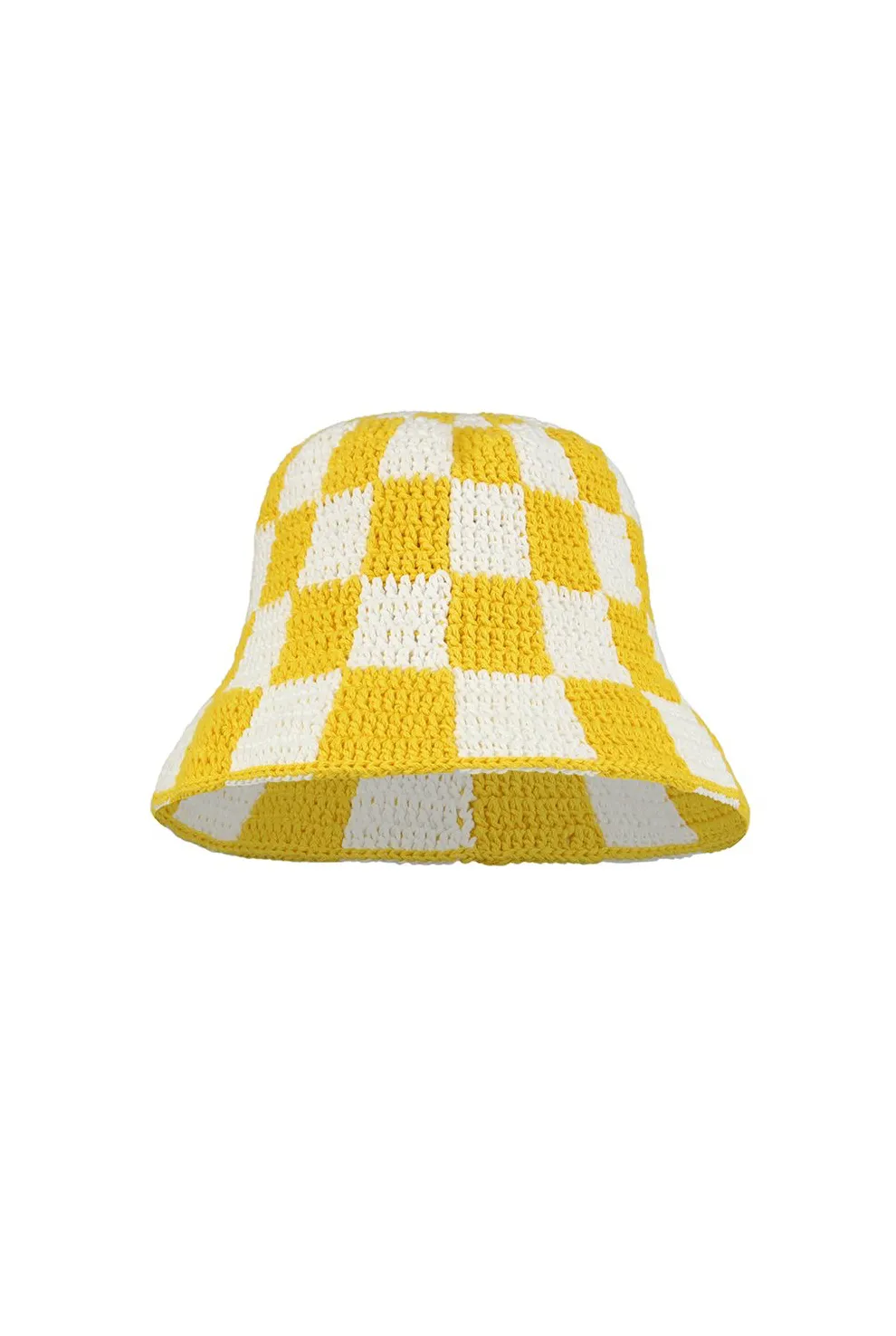 Checkered Crochet Bucket Hat sold by Pitusa product image thumbnail 3
