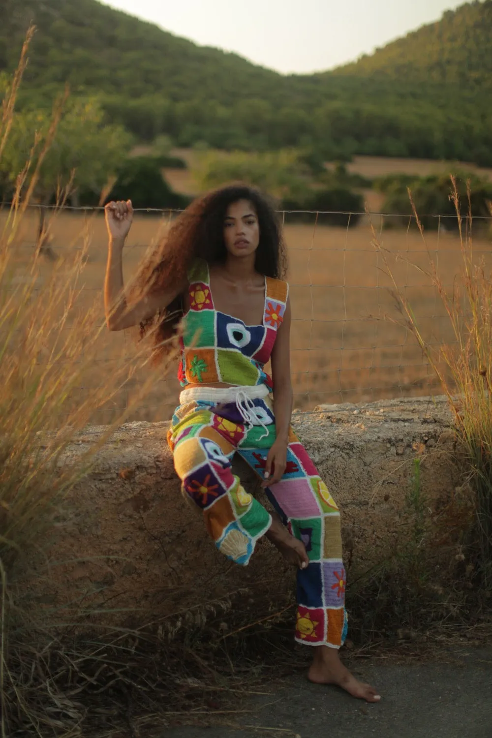 Crochet Patchwork Pants sold by Pitusa product image thumbnail 3