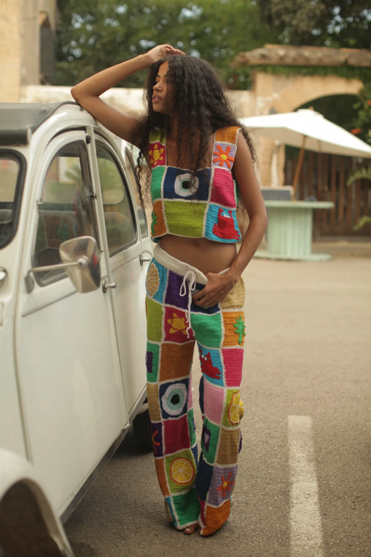 Crochet Patchwork Pants sold by Pitusa product image thumbnail 2