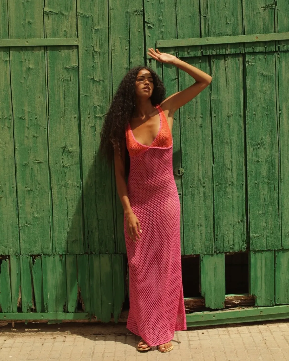 Crochet Colorblock Siren Dress sold by Pitusa product image thumbnail 4