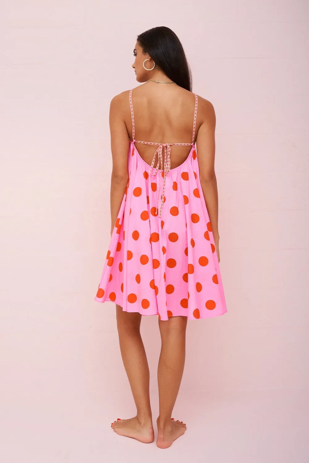 Polka Dot Crossover Halter Mini sold by Pitusa product image thumbnail 4