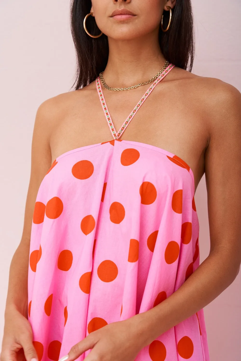 Polka Dot Crossover Halter Mini sold by Pitusa product image thumbnail 5