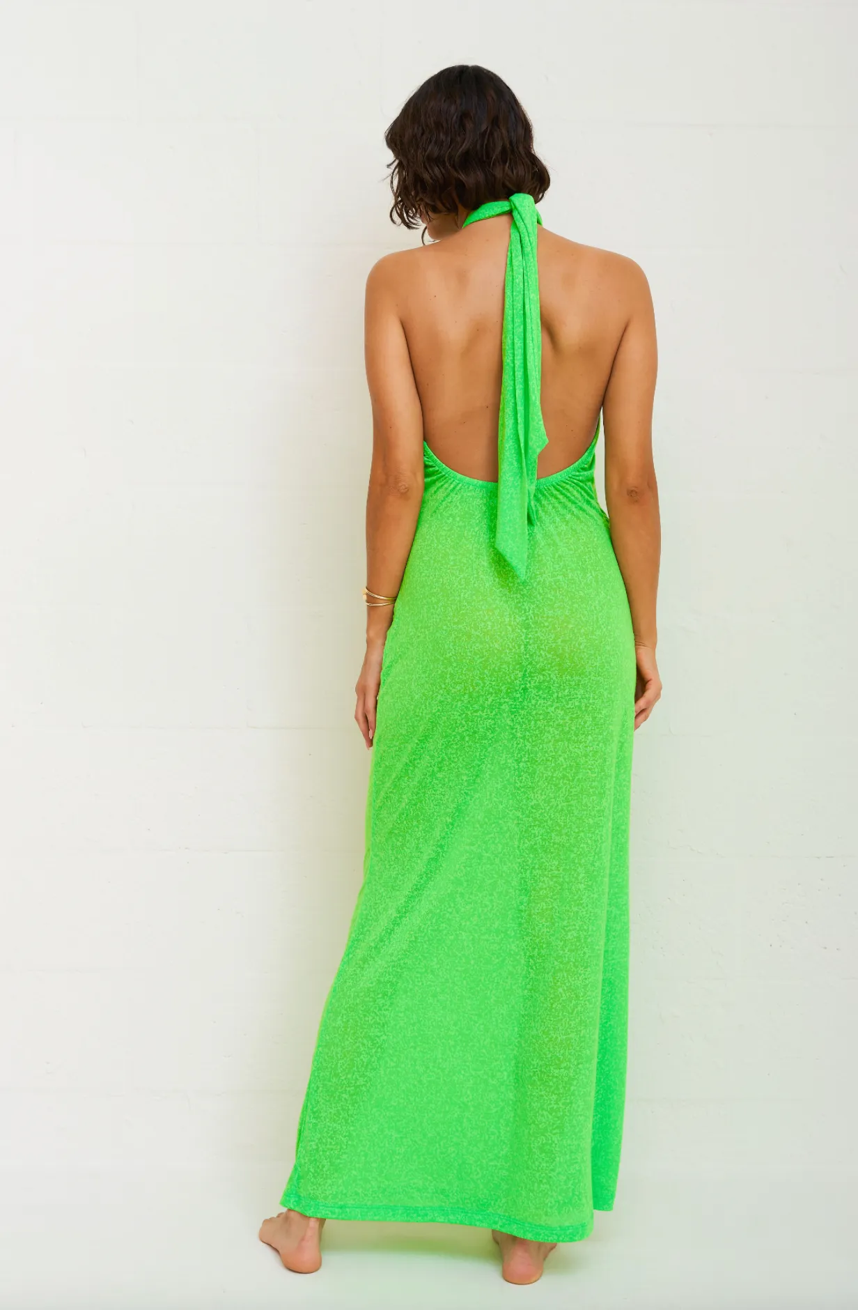 Cutout Halter Ruched Maxi sold by Pitusa product image thumbnail 5