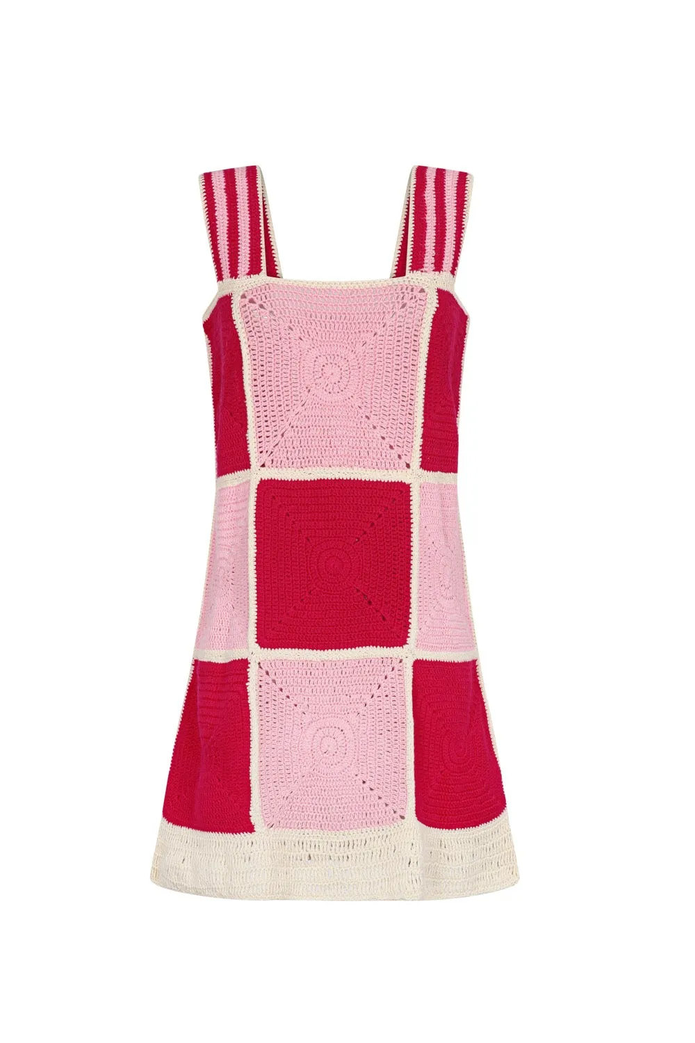 Crochet Checkered Mini Dress sold by Pitusa product image thumbnail 4