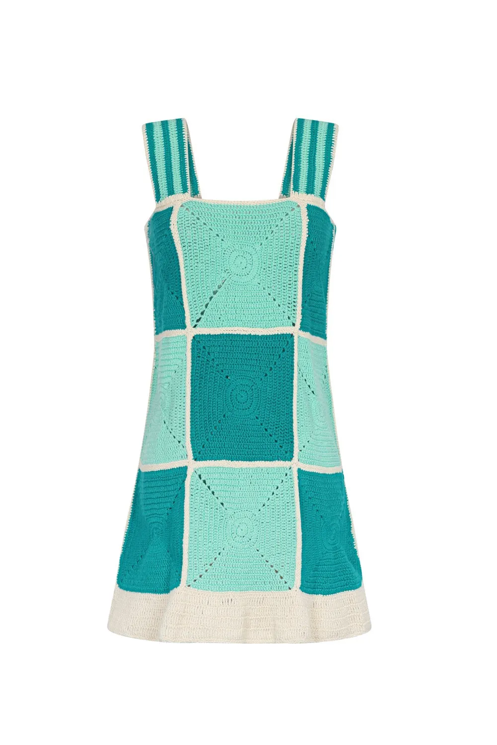 Crochet Checkered Mini Dress sold by Pitusa product image thumbnail 5