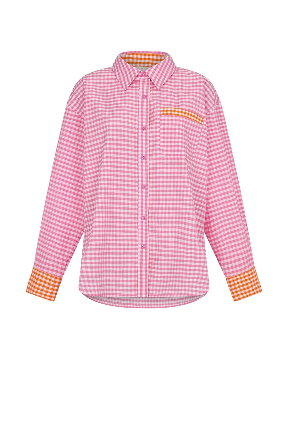 Colorblock Button Down Shirt sold by Pitusa product image thumbnail 4