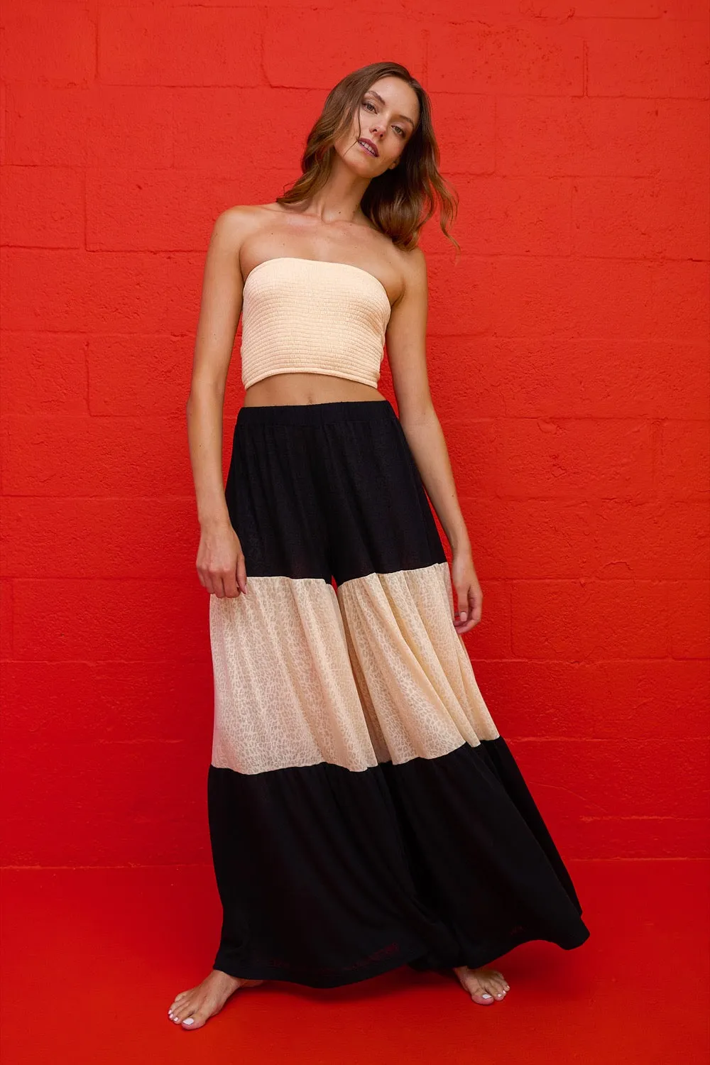 Colorblock Palazzo Pants sold by Pitusa