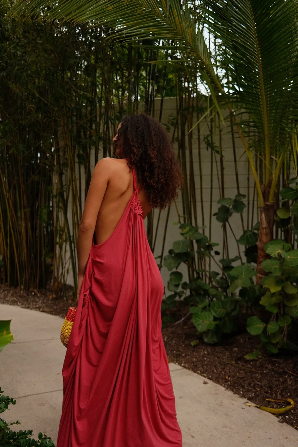 Goddess Draped Halter Maxi sold by Pitusa product image thumbnail 2