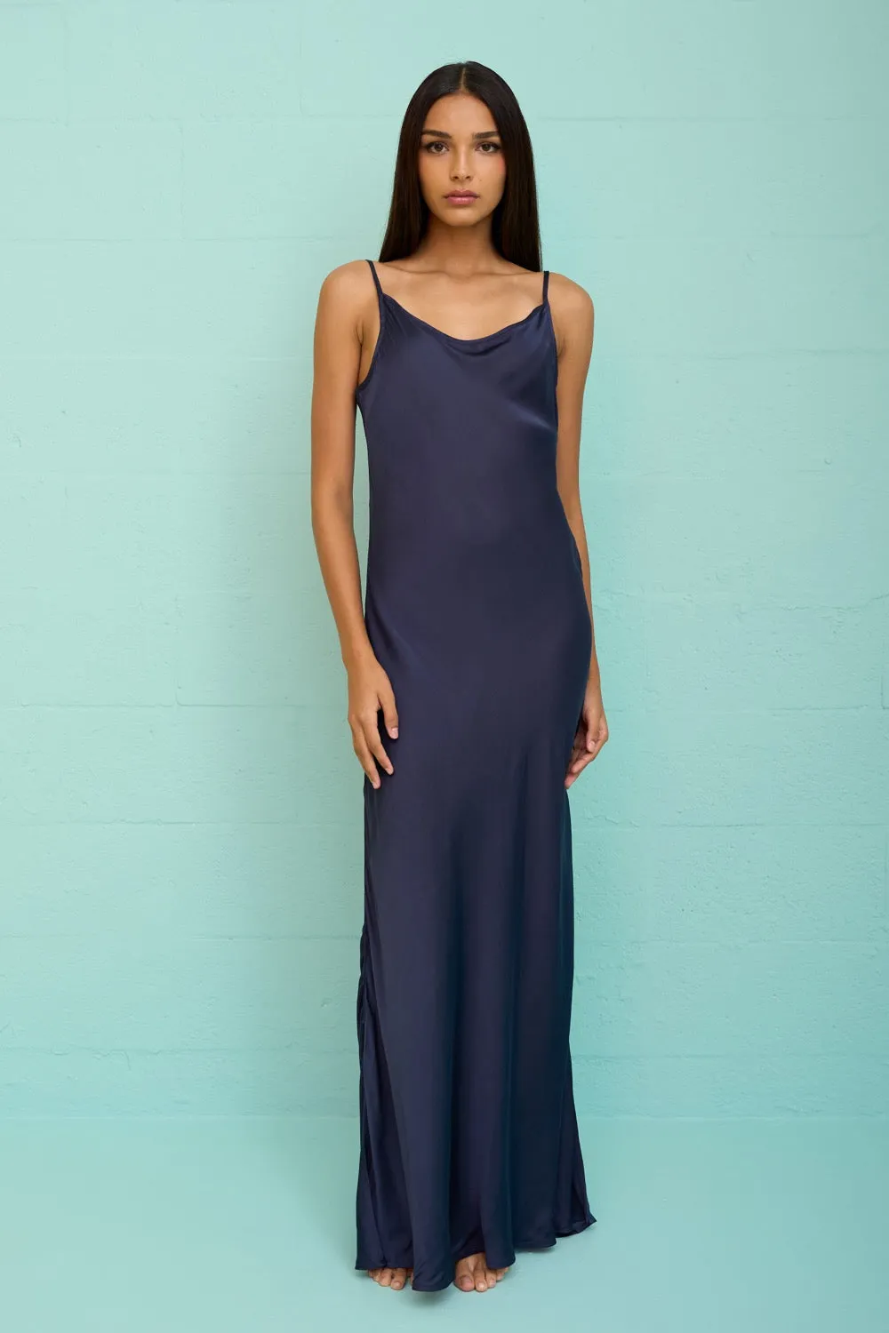 Sirena Satin Slip Dress sold by Pitusa