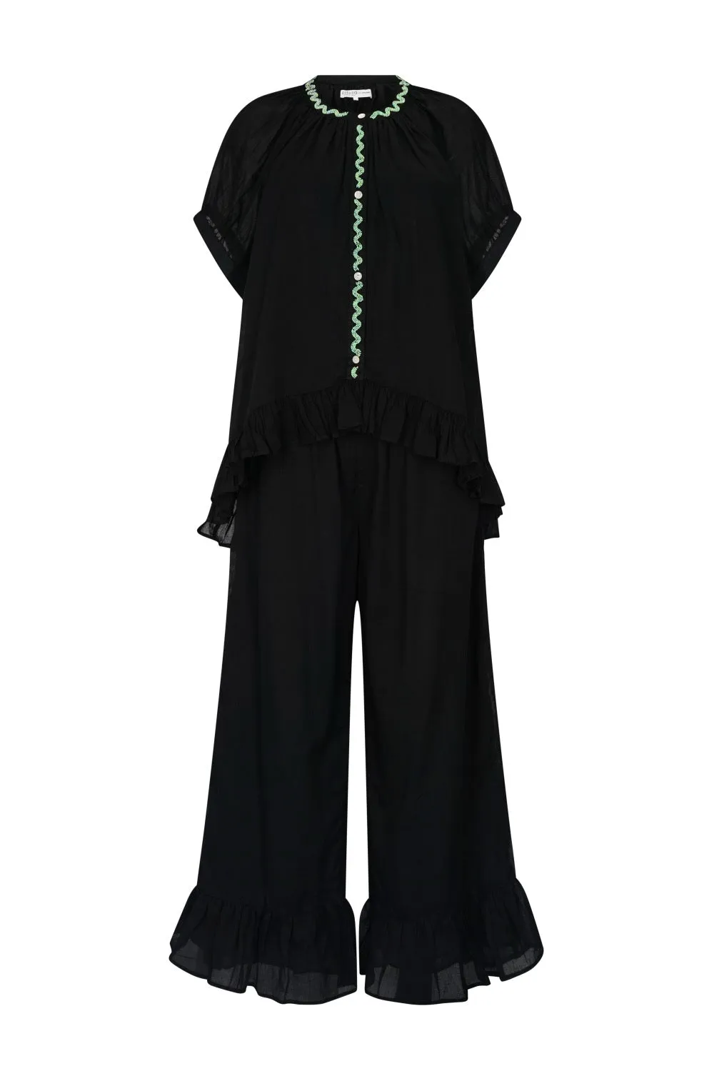 Wide Leg Peplum Pant sold by Pitusa product image thumbnail 4