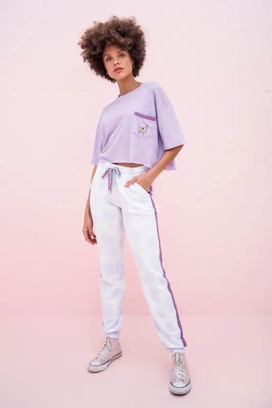 Embroidered Llama Crop Top sold by Pitusa