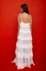 Beaded Strap Tiered Dress sold by Pitusa