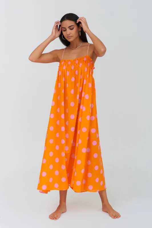 Polka Dot Midi Dress sold by Pitusa