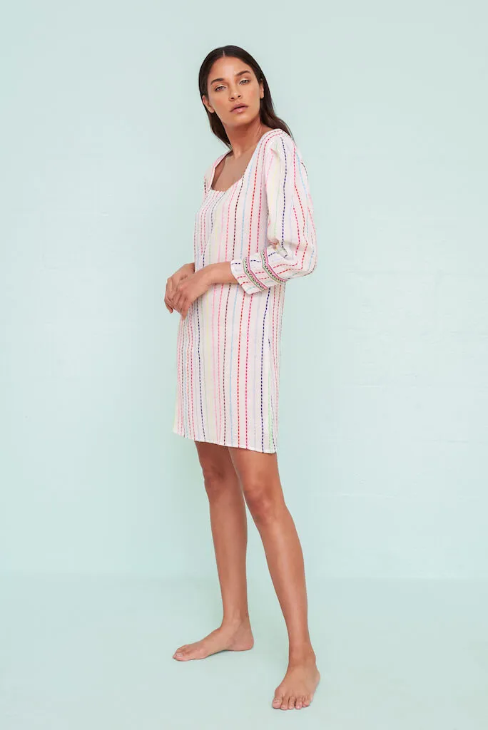 80s Puff Sleeve Mini Dress sold by Pitusa product image thumbnail 5