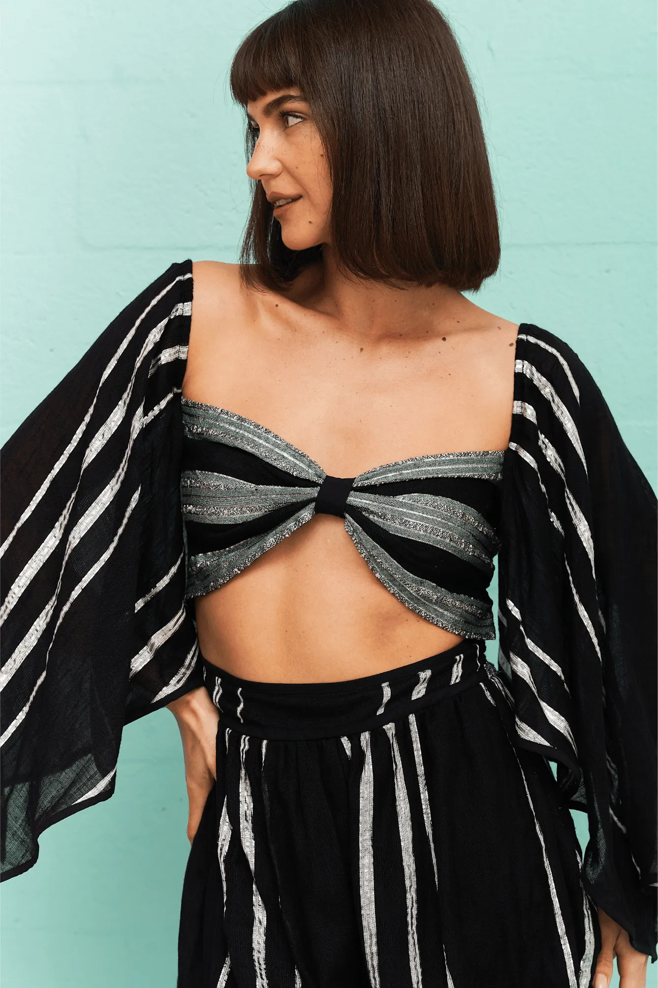 Butterfly Sleeve Cutout Dress sold by Pitusa product image thumbnail 3