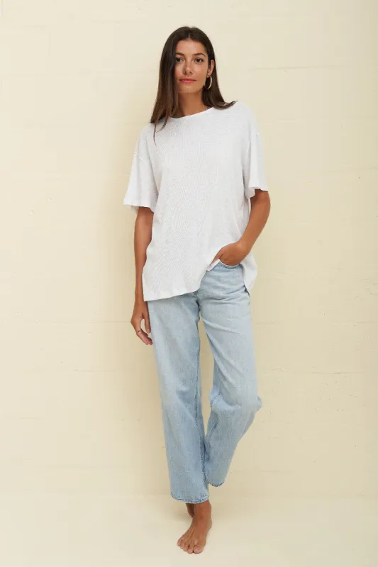 Basic Ribbed T-Shirt made by Pitusa
