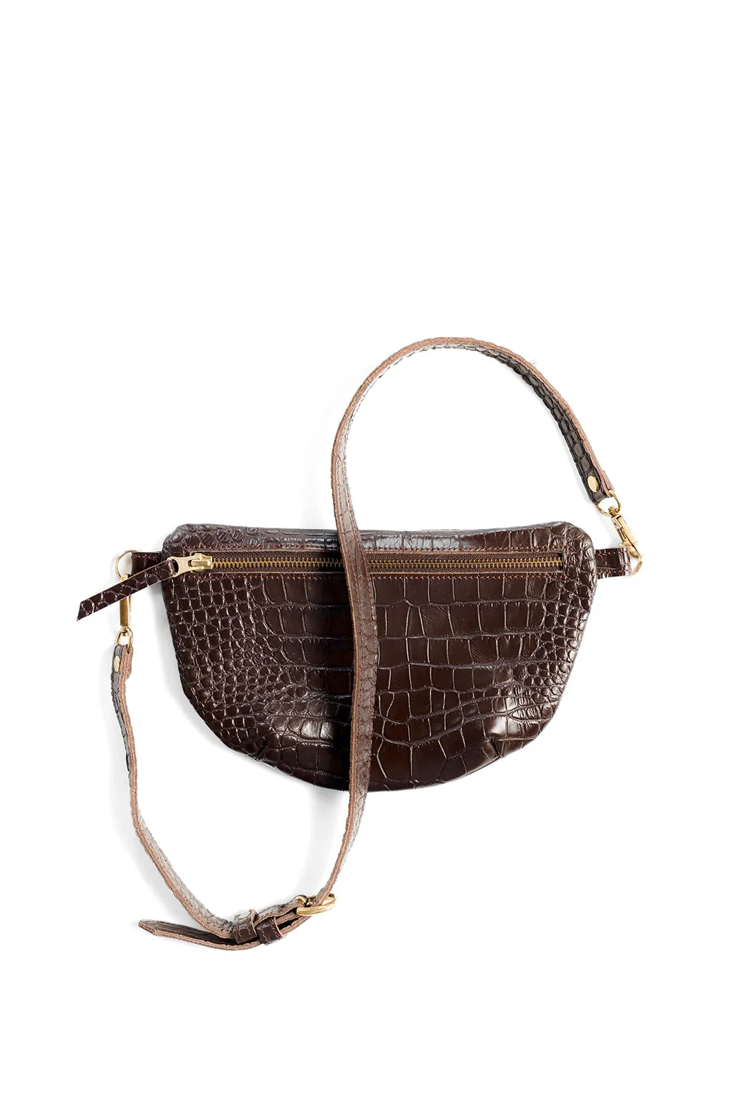 Sling Bag, Espresso Croco sold by Abby Alley product image thumbnail 2