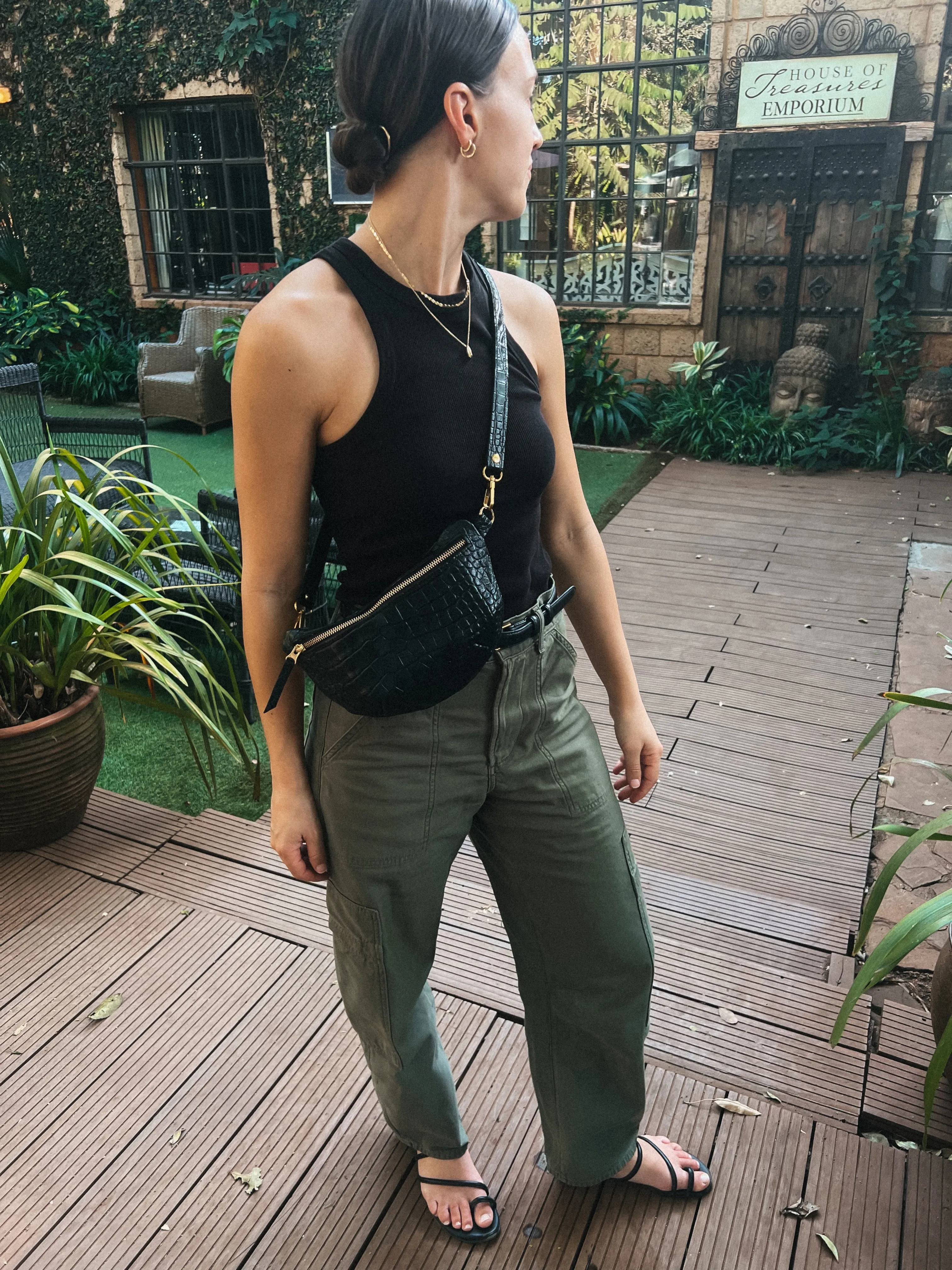 Sling Bag, Black Croco sold by Abby Alley product image thumbnail 4