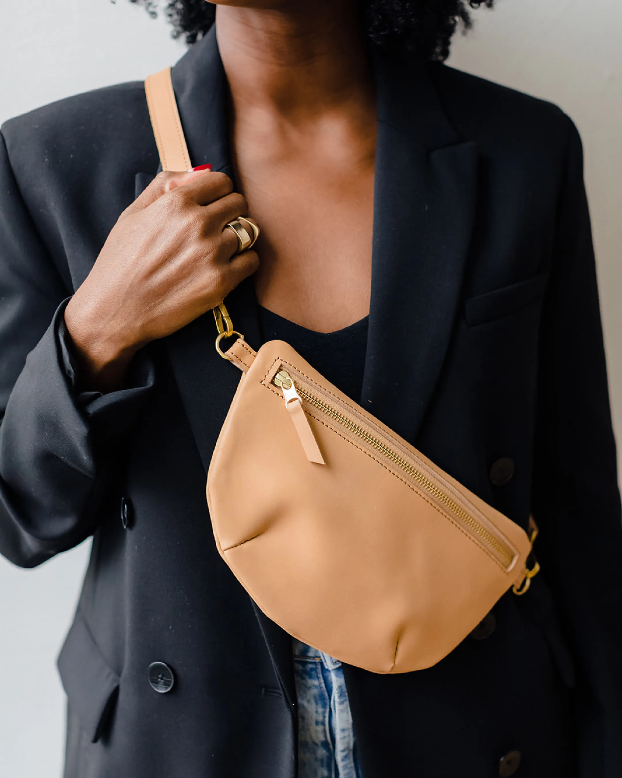 Sling Bag, Tan sold by Abby Alley