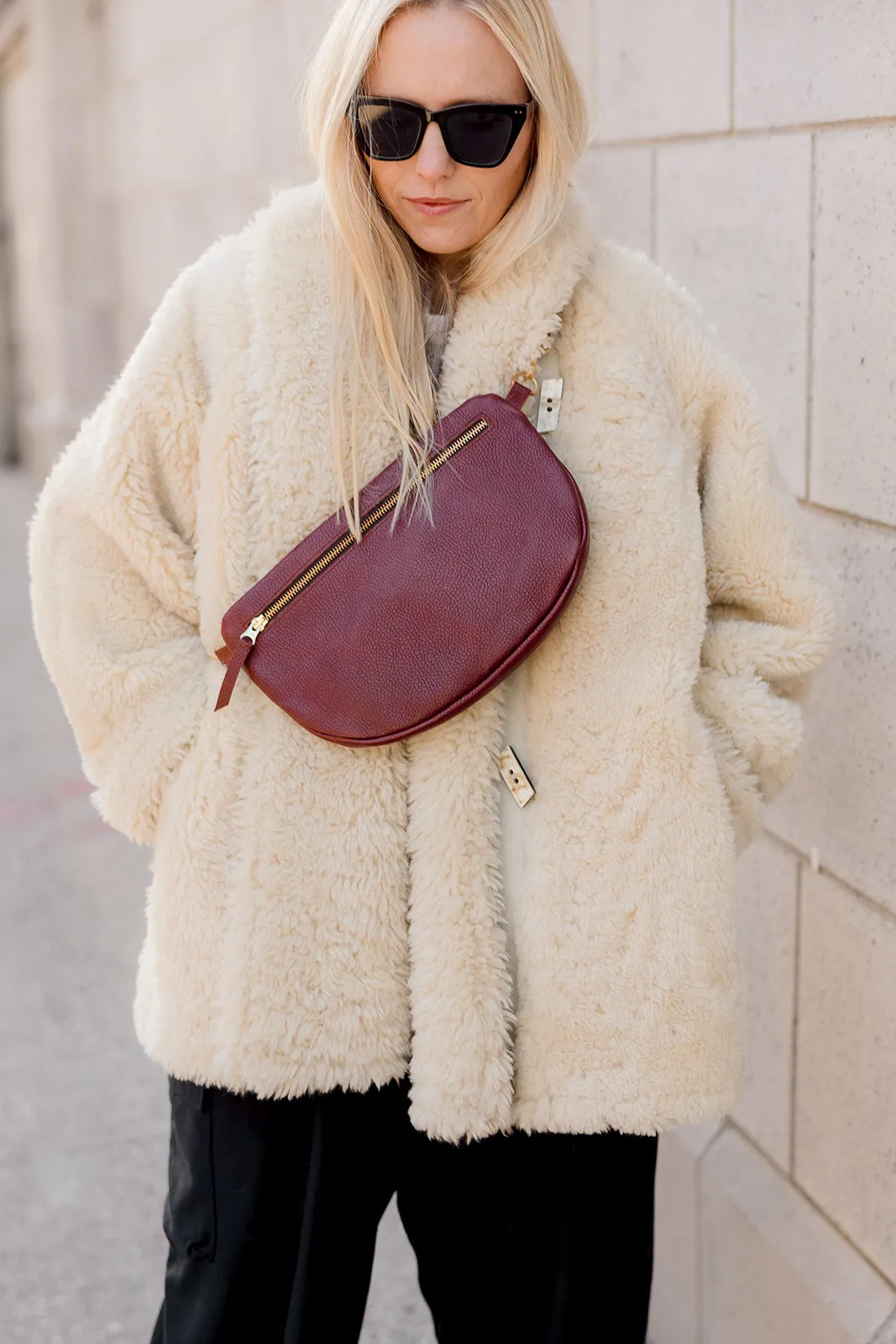 The Big Sling Bag, Bordeaux sold by Abby Alley product image thumbnail 3