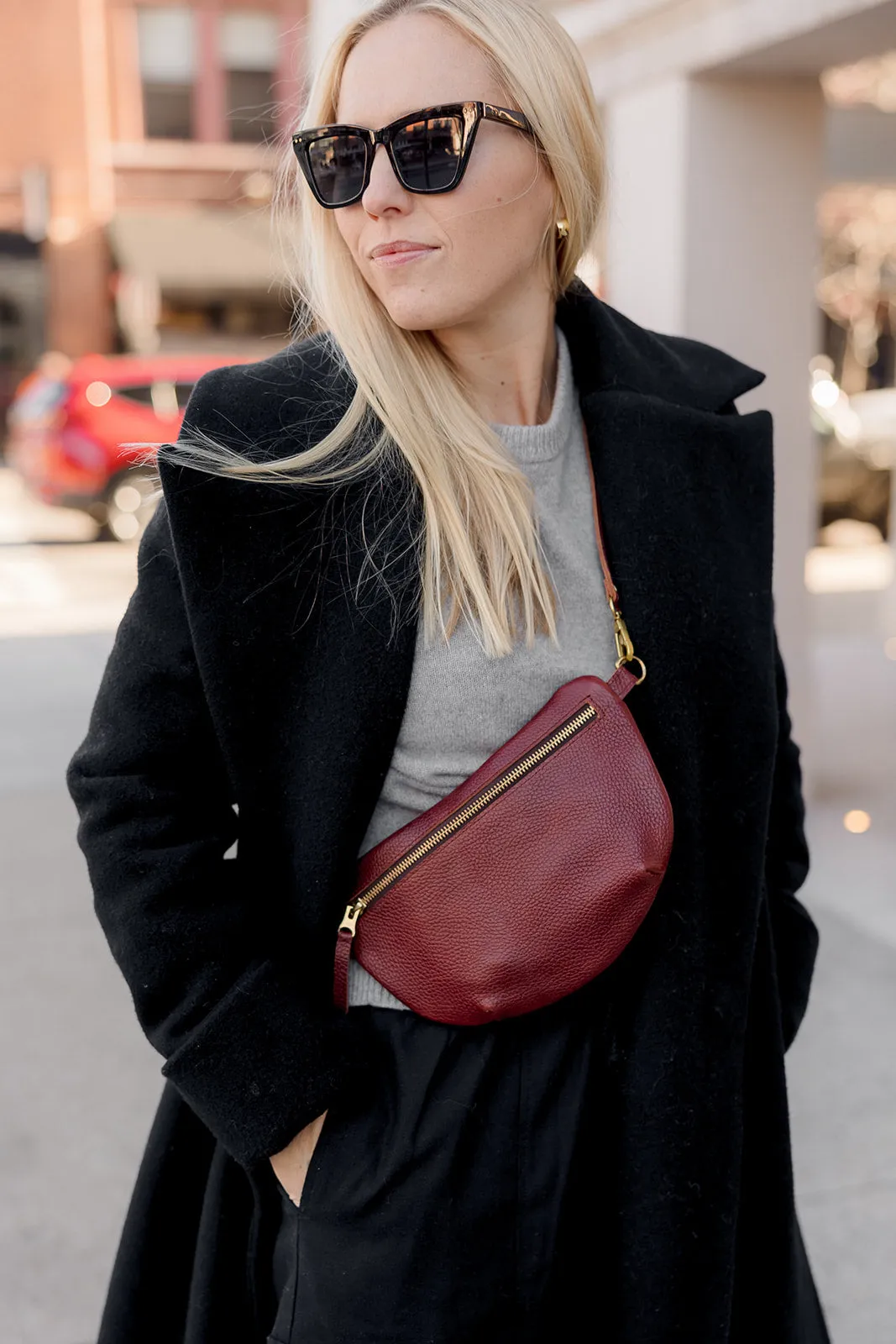 Sling Bag, Bordeaux sold by Abby Alley