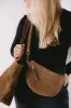 Sling Bag, Caramel Suede sold by Abby Alley