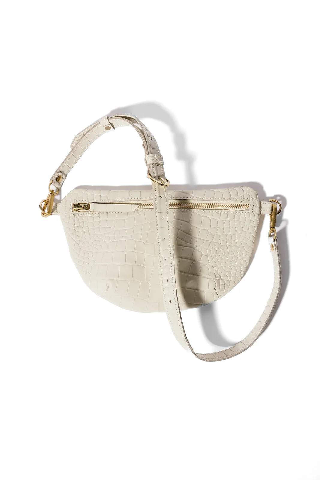 Sling Bag, Ivory Croco sold by Abby Alley product image thumbnail 2