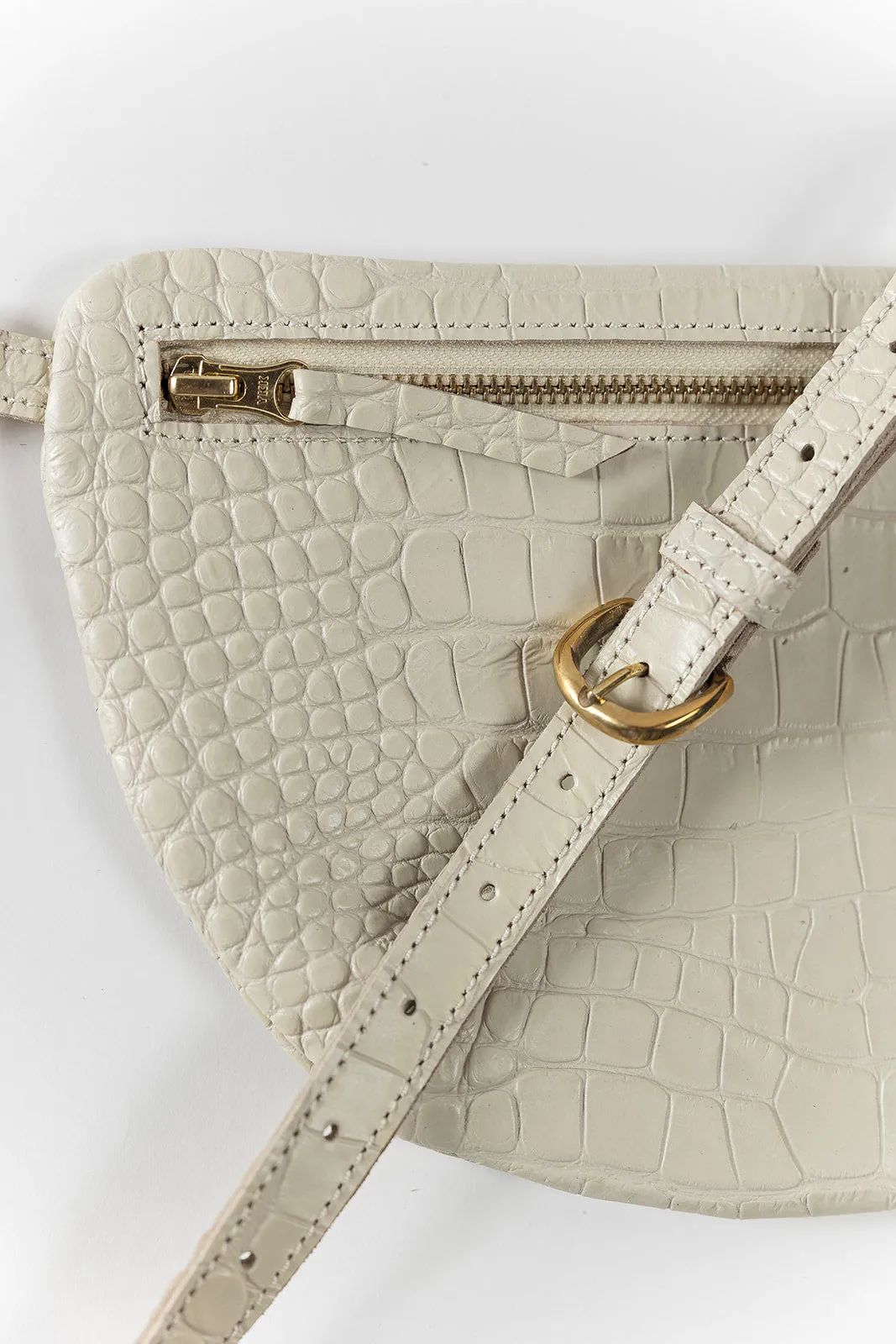 The Midi Sling, Ivory Croco sold by Abby Alley product image thumbnail 2
