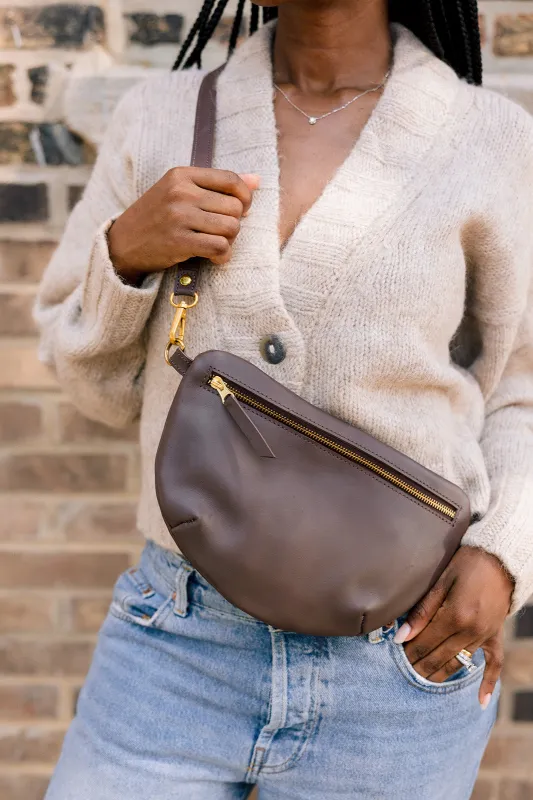 The Midi Sling, Mocha sold by Abby Alley